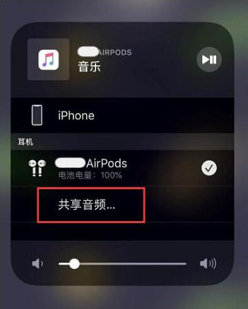 海宁苹果14音频维修点分享iPhone14音频共享设置方法 