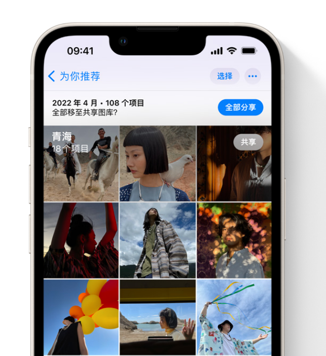 海宁苹果维修网点分享在 iPhone 上使用共享图库 