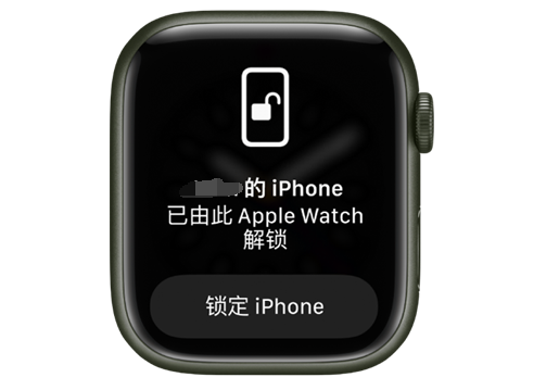 海宁苹果手机维修分享用 AppleWatch 解锁配备面容 ID 的 iPhone方法 