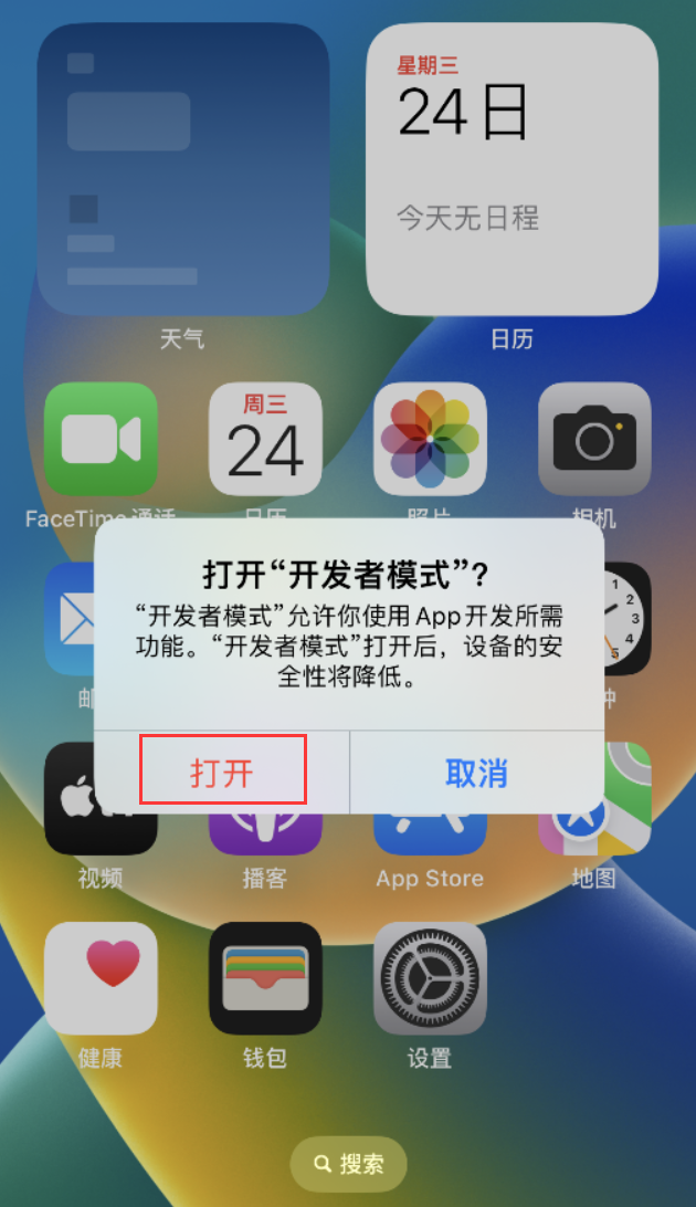 海宁苹果手机维修分享如何打开开发者模式 