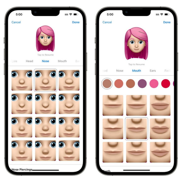 海宁苹果手机维修分享​iOS 16中的拟我表情有了哪些变化和升级 