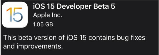 海宁苹果手机维修分享如何升级到iOS15.0 beta5 