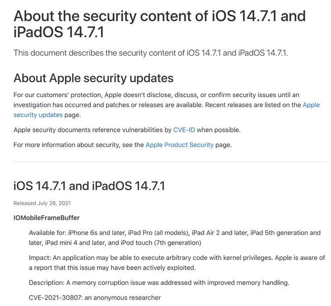 海宁苹果手机维修分享iOS 14.7.1 正式版更新内容及升级方法 